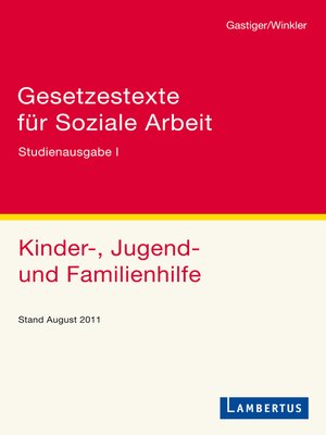 cover image of Gesetzestexte für Soziale Arbeit